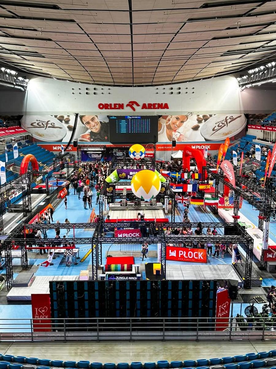 Zdjęcie w galerii na portalu naszraciborz.pl: Duży sukces raciborzan na Mistrzostwach Europy Jungle Ninja 2025 w Płocku wiadomości z regionu