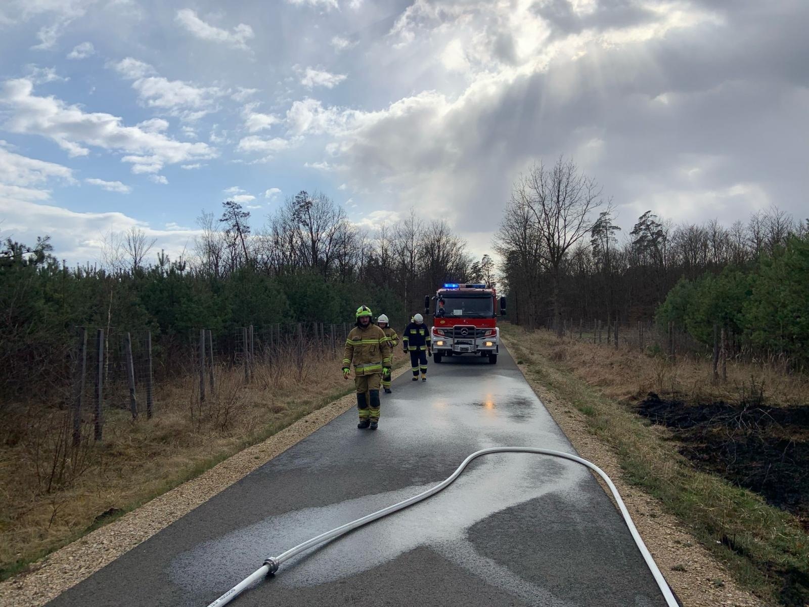 Zdjęcie w galerii na portalu naszraciborz.pl: Dwa pożary młodnika jednego dnia. W Kuźni Raciborskiej grasuje podpalacz? [FOTO] wiadomości z regionu