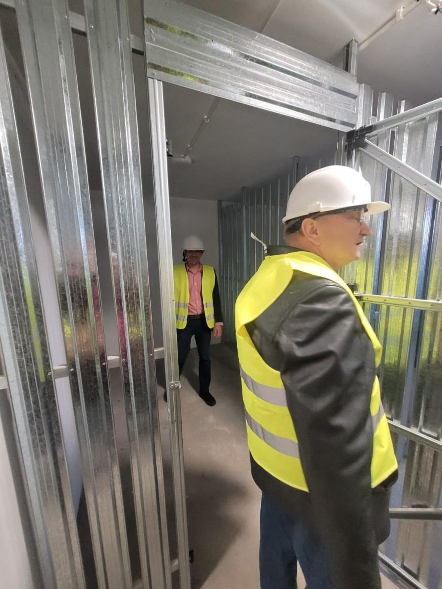 Zdjęcie w galerii na portalu naszraciborz.pl: Wizytacja terenowa inwestycji mieszkaniowej przy ulicy Łąkowej. Można składać wnioski wiadomości z regionu