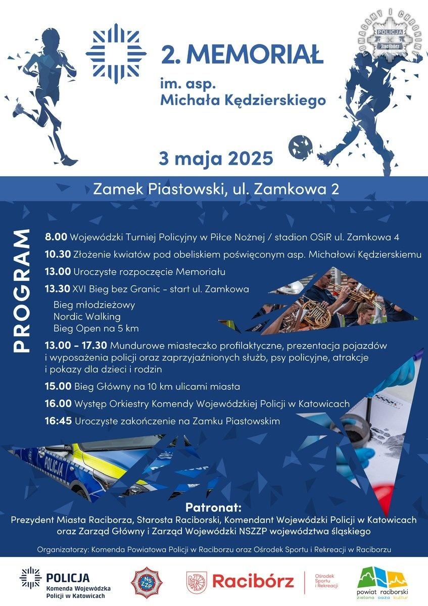 Zdjęcie w galerii na portalu naszraciborz.pl: II Memoriał im. asp. Michała Kędzierskiego w Raciborzu wiadomości z regionu