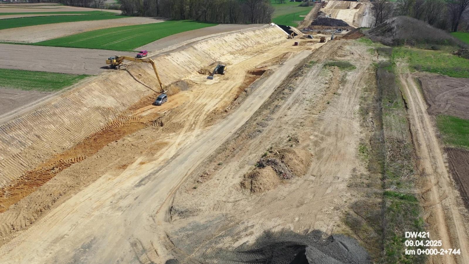 Zdjęcie w galerii na portalu naszraciborz.pl: Nowy most na Odrze coraz bliżej. Inwestycja za ponad 300 milionów złotych połączy gminy Nędza i Rudnik [ZDJĘCIA Z PLACU BUDOWY, MAPA] wiadomości z regionu