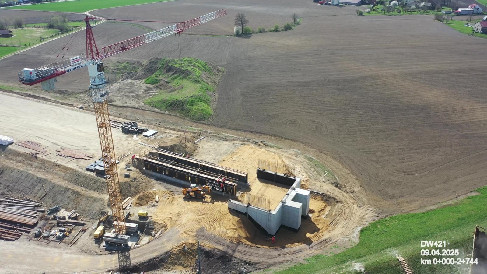 Zdjęcie w galerii na portalu naszraciborz.pl: Nowy most na Odrze coraz bliżej. Inwestycja za ponad 300 milionów złotych połączy gminy Nędza i Rudnik [ZDJĘCIA Z PLACU BUDOWY, MAPA] wiadomości z regionu