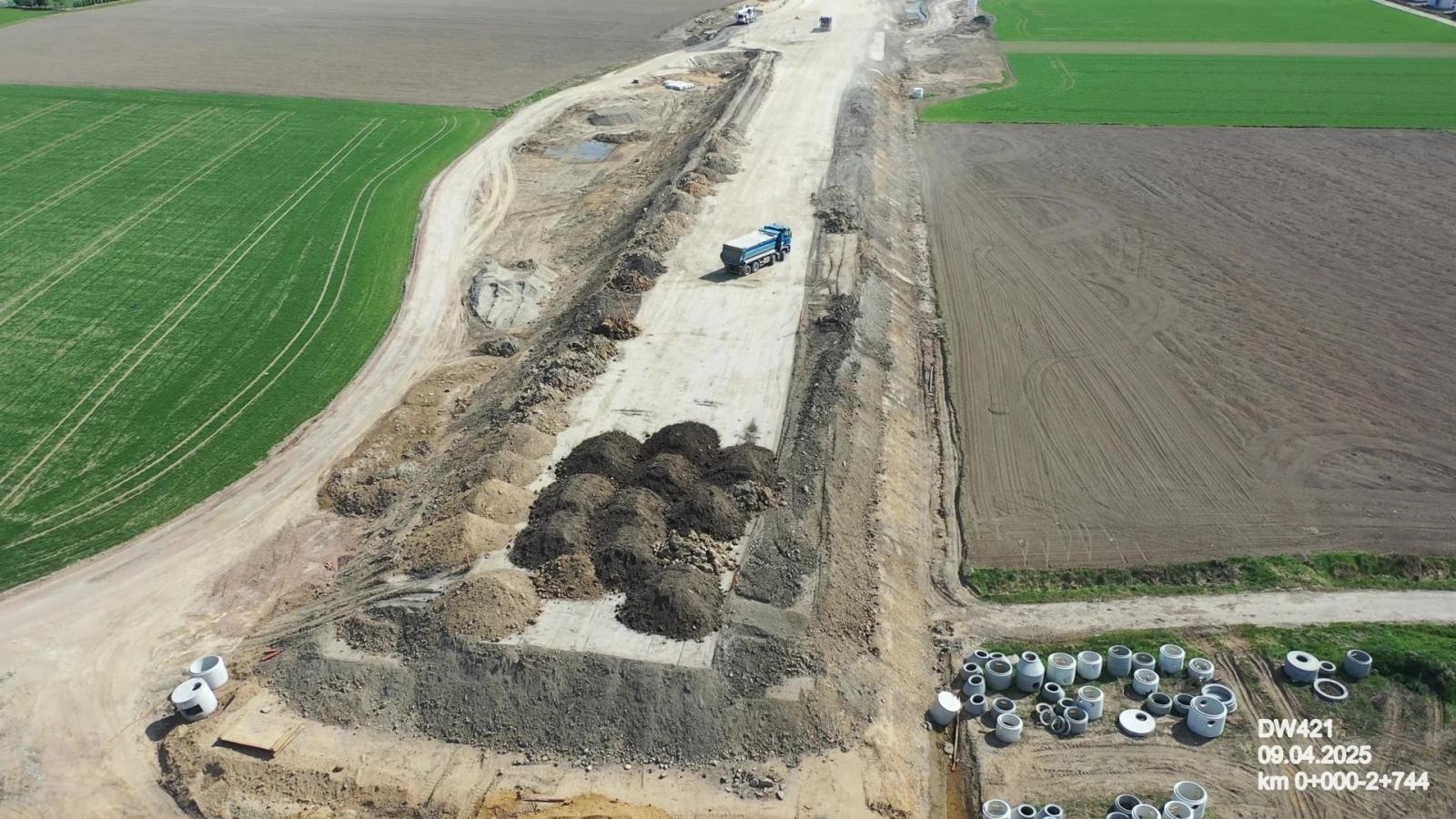 Zdjęcie w galerii na portalu naszraciborz.pl: Nowy most na Odrze coraz bliżej. Inwestycja za ponad 300 milionów złotych połączy gminy Nędza i Rudnik [ZDJĘCIA Z PLACU BUDOWY, MAPA] wiadomości z regionu