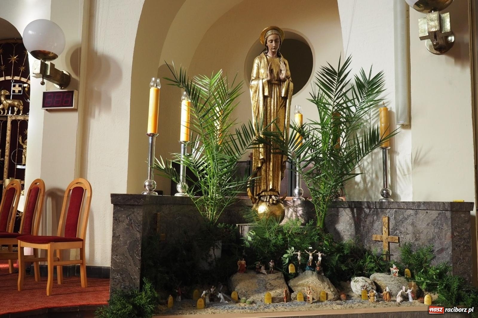 Zdjęcie w galerii na portalu naszraciborz.pl: Palma wielkanocna – symbol nowego życia i ochrony. Niedziela Męki Pańskiej w parafii NSPJ [FOTO i WIDEO] wiadomości z regionu
