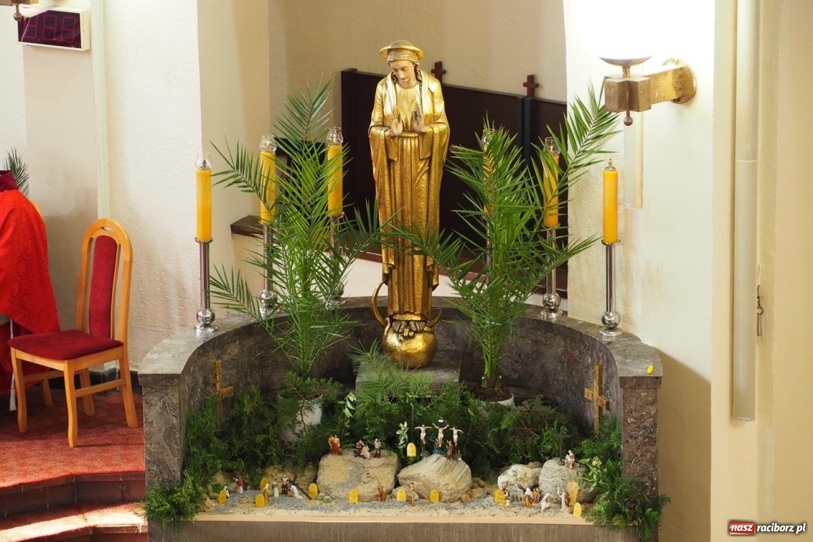 Zdjęcie w galerii na portalu naszraciborz.pl: Palma wielkanocna – symbol nowego życia i ochrony. Niedziela Męki Pańskiej w parafii NSPJ [FOTO i WIDEO] wiadomości z regionu