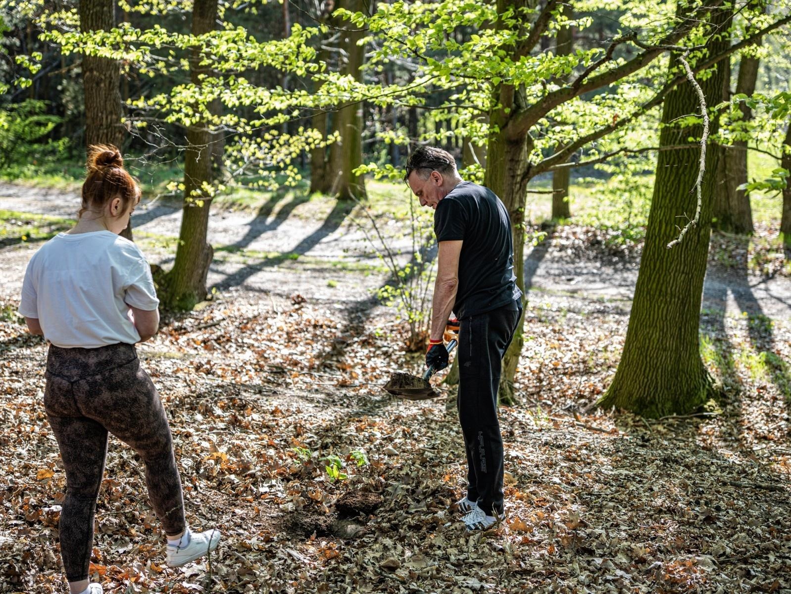 Zdjęcie w galerii na portalu naszraciborz.pl: 1350 nowych sadzonek w lesie Obora dzięki firmie Posadzimy.pl wiadomości z regionu