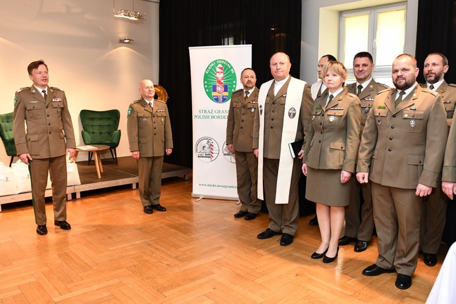 Zdjęcie w galerii na portalu naszraciborz.pl: Spotkanie wielkanocne w Śląskim Oddziale Straży Granicznej w Raciborzu wiadomości z regionu