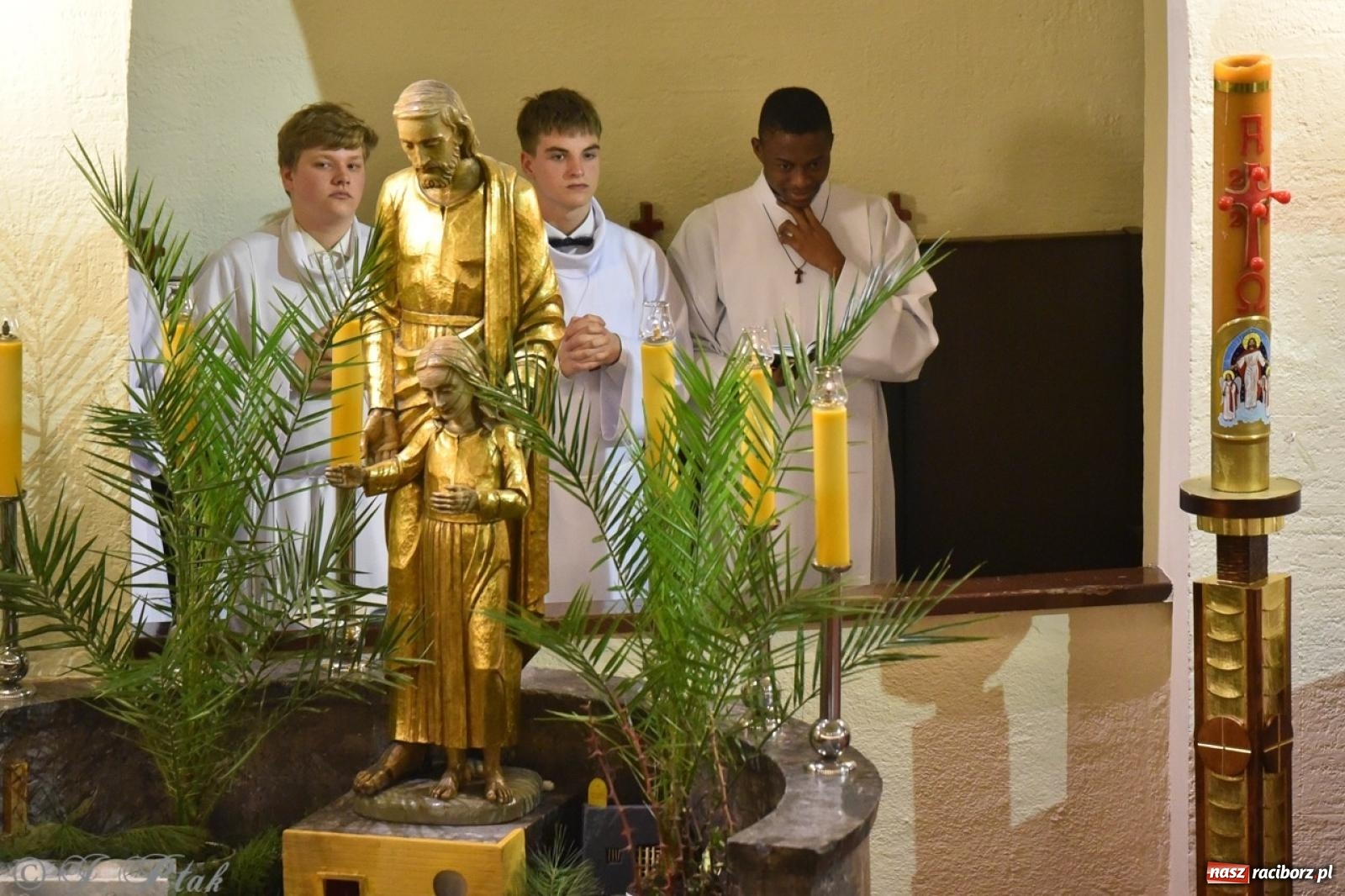 Zdjęcie w galerii na portalu naszraciborz.pl: Wielki Czwartek – początek Triduum Paschalnego w Raciborzu [WIDEO] wiadomości z regionu