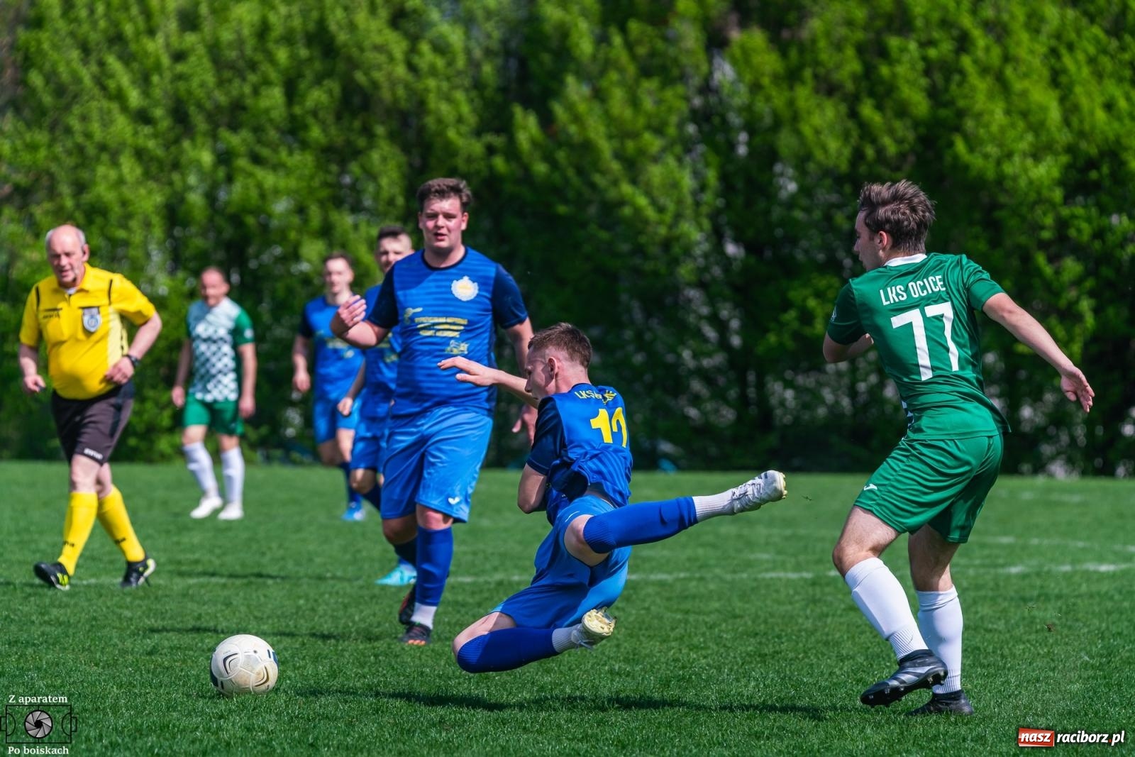 Zdjęcie w galerii na portalu naszraciborz.pl: Derby Raciborza. Dwa ciosy Ocic pogrążyły Brzezie [FOTO] wiadomości z regionu