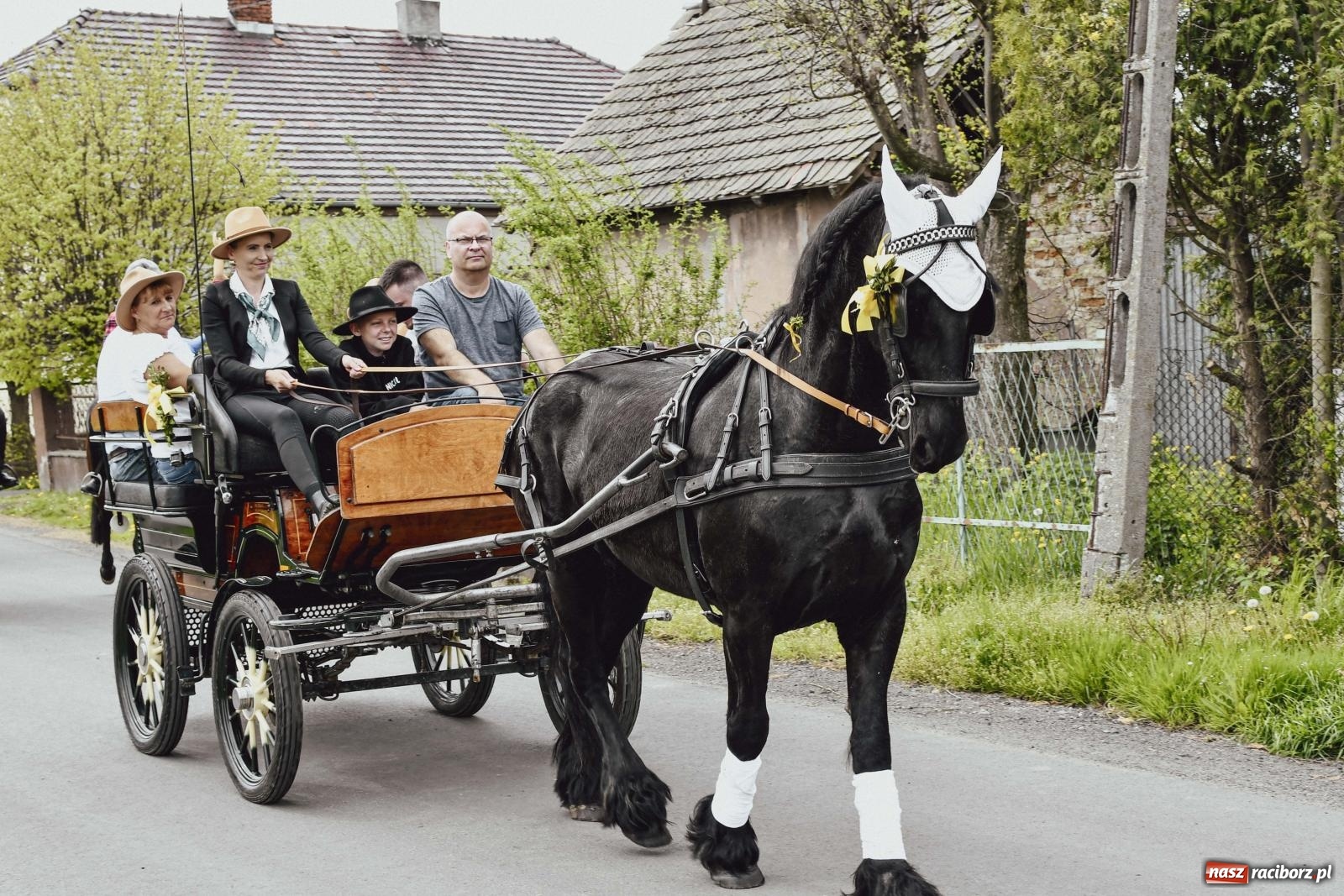 Zdjęcie w galerii na portalu naszraciborz.pl: Z wiarą przez pola – konna procesja wielkanocna w Zawadzie Książęcej [FOTO i WIDEO] wiadomości z regionu