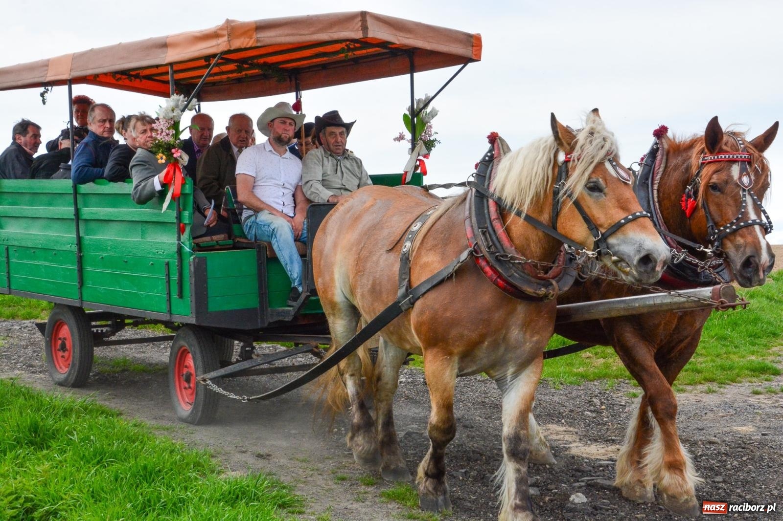 Zdjęcie w galerii na portalu naszraciborz.pl: 117 koni doliczono się podczas wielkanocnej procesji konnej w Bieńkowicach [FOTO i WIDEO] wiadomości z regionu