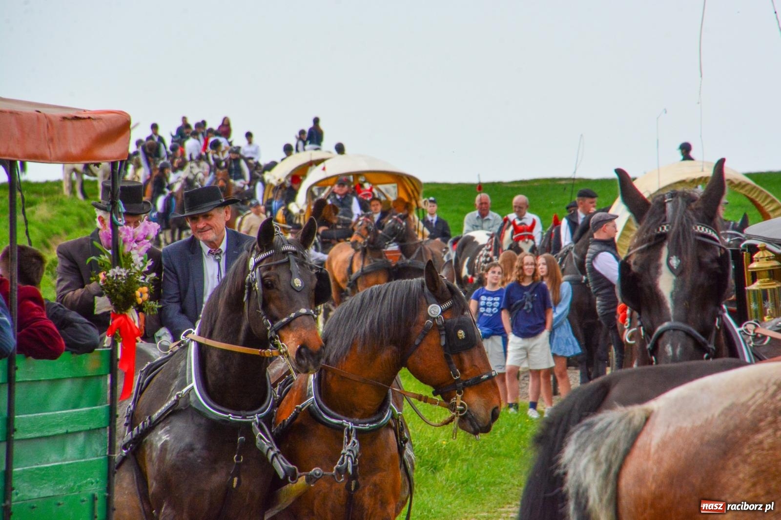 Zdjęcie w galerii na portalu naszraciborz.pl: 117 koni doliczono się podczas wielkanocnej procesji konnej w Bieńkowicach [FOTO i WIDEO] wiadomości z regionu