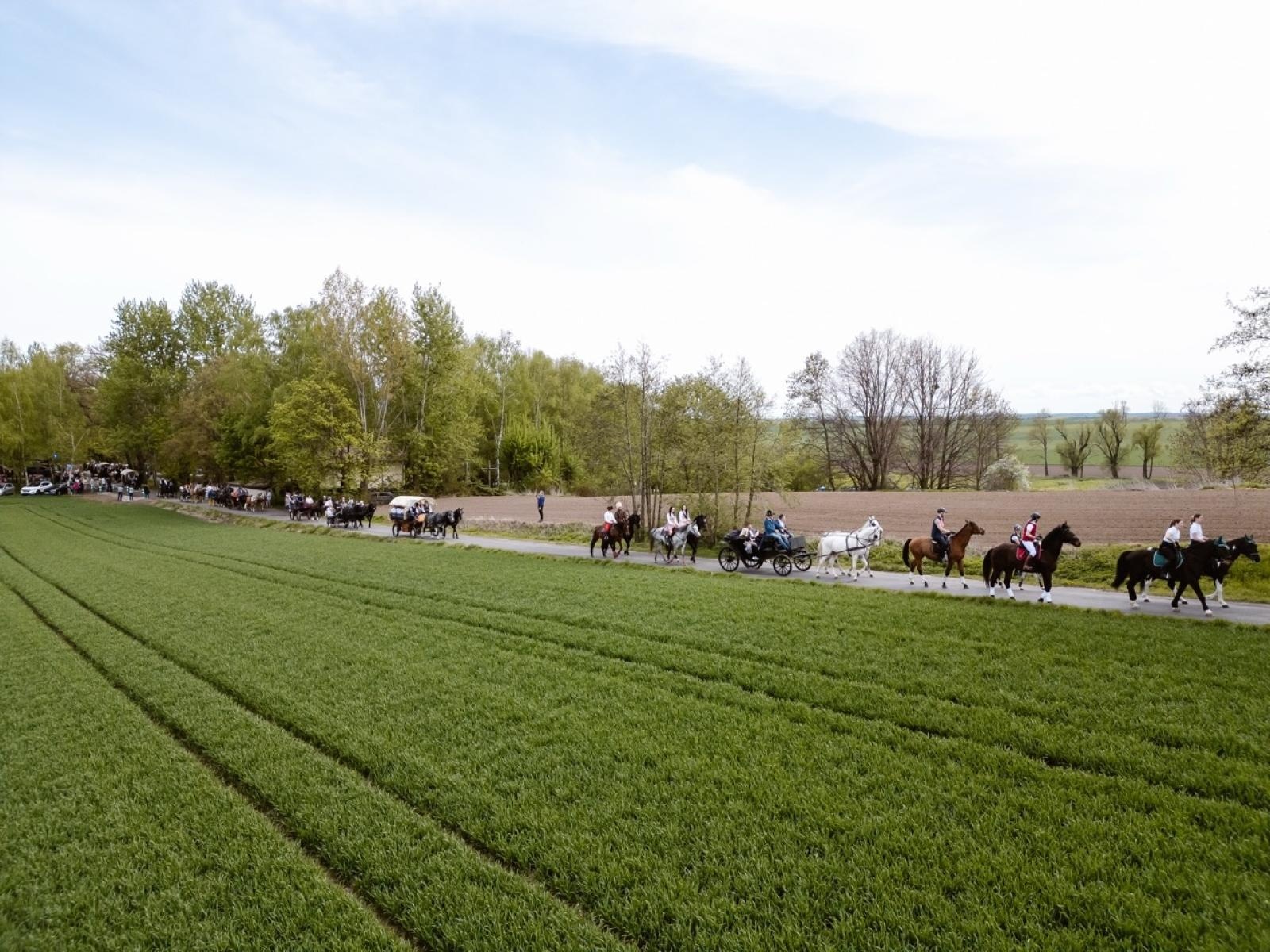 Zdjęcie w galerii na portalu naszraciborz.pl: Tradycyjna pietrowicka procesja wielkanocna na bis. Pielęgnowanie ducha i historii wiadomości z regionu