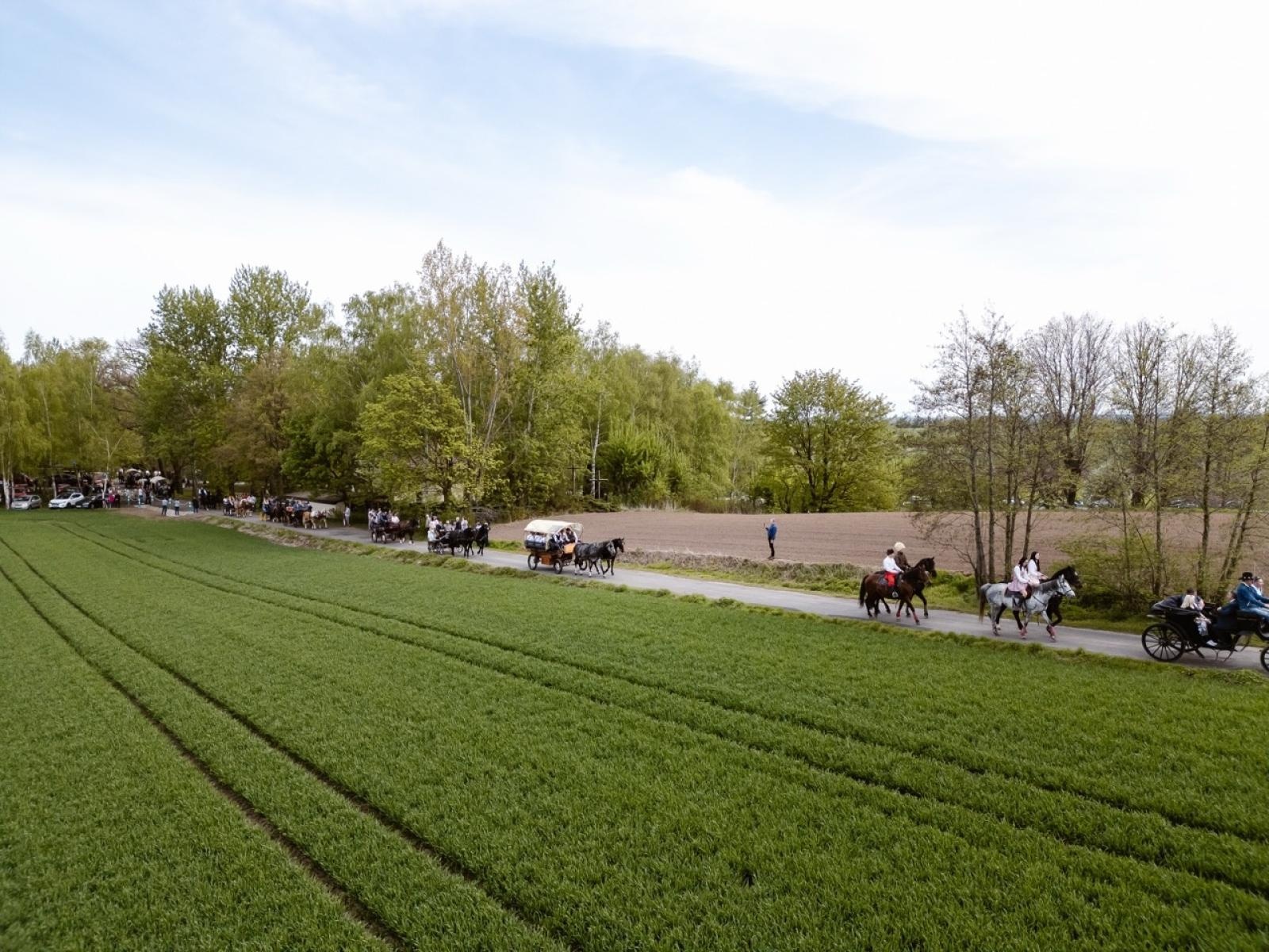 Zdjęcie w galerii na portalu naszraciborz.pl: Tradycyjna pietrowicka procesja wielkanocna na bis. Pielęgnowanie ducha i historii wiadomości z regionu
