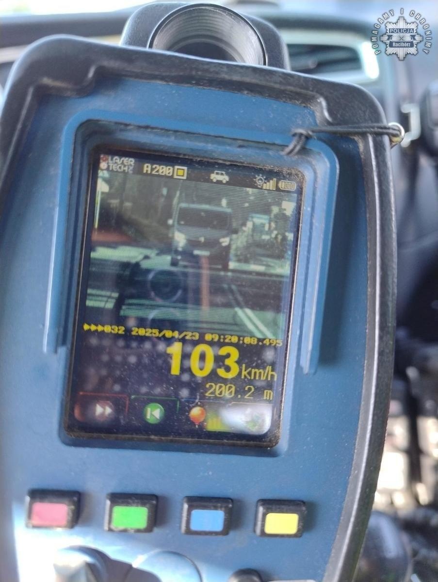 Zdjęcie w galerii na portalu naszraciborz.pl: Ponad stówą w zabudowanym. Pozbyli się prawek na trzy miesiące wiadomości z regionu