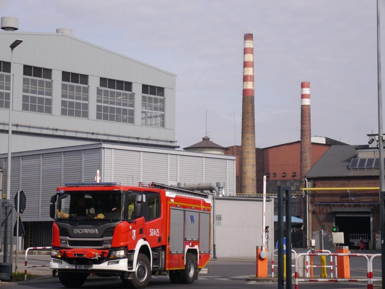 Zdjęcie w galerii na portalu naszraciborz.pl: Ćwiczenia strażackiej kompanii odwodowej w Raciborzu: działania na terenie Tokai Cobex wiadomości z regionu