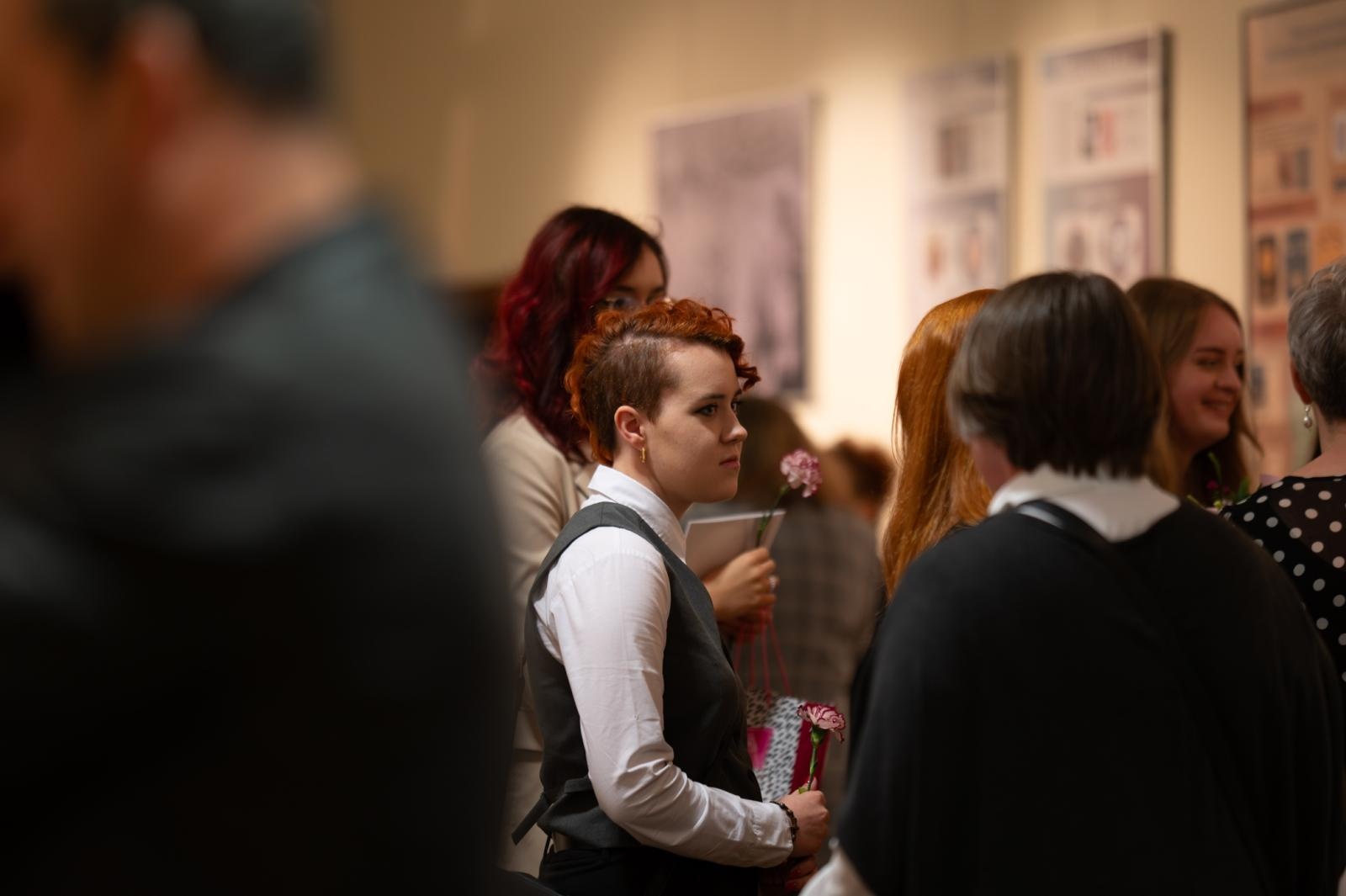 Zdjęcie w galerii na portalu naszraciborz.pl: Wernisaż absolwentów Liceum Sztuk Plastycznych w Raciborskim Centrum Kultury wiadomości z regionu