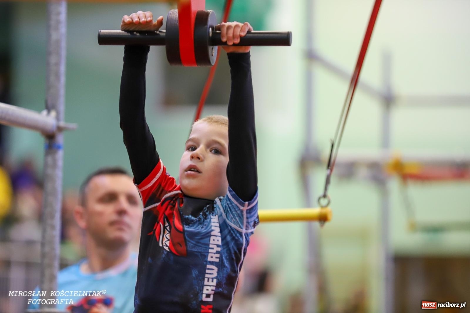 Zdjęcie w galerii na portalu naszraciborz.pl: Ponad 100 młodych zawodników na Mistrzostwach Śląska Ninja Monkey Kids w Raciborzu wiadomości z regionu