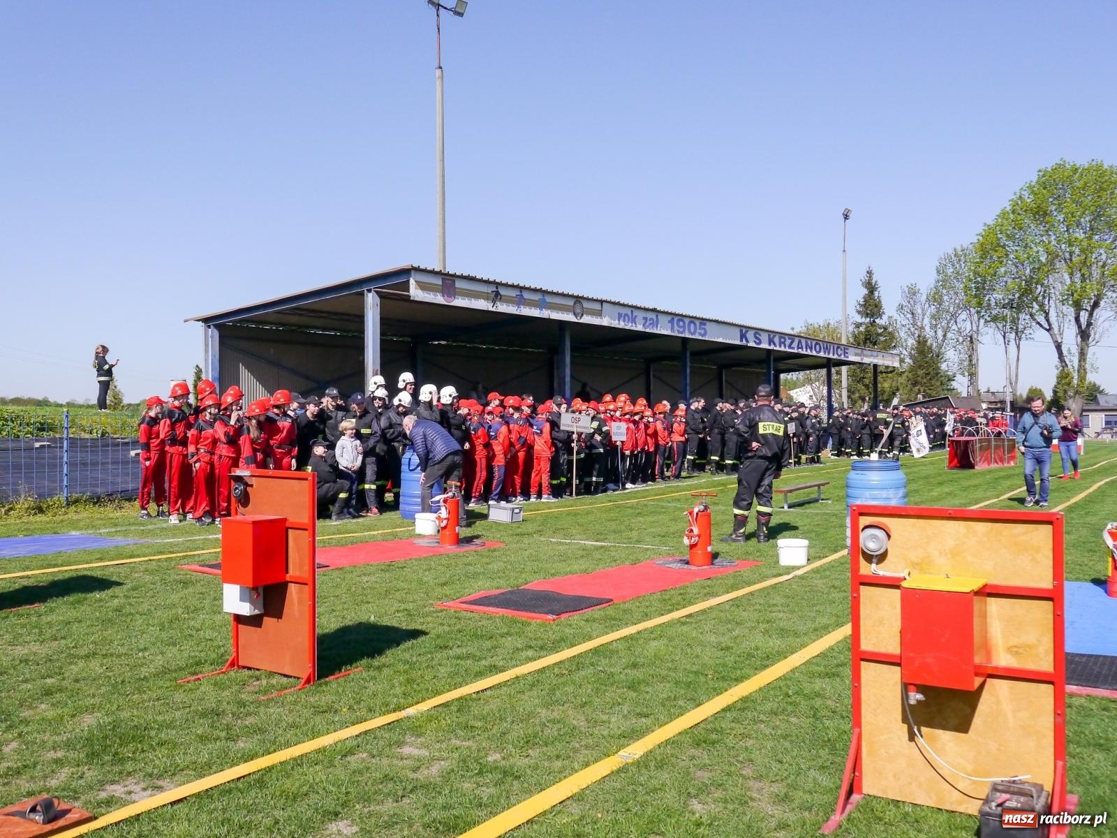 Zdjęcie w galerii na portalu naszraciborz.pl: Powiatowe zawody sportowo-pożarnicze na bis wiadomości z regionu