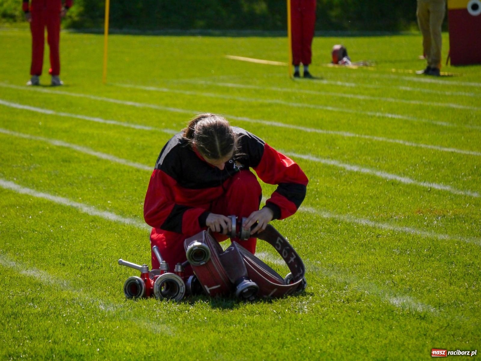 Zdjęcie w galerii na portalu naszraciborz.pl: Powiatowe zawody sportowo-pożarnicze na bis wiadomości z regionu