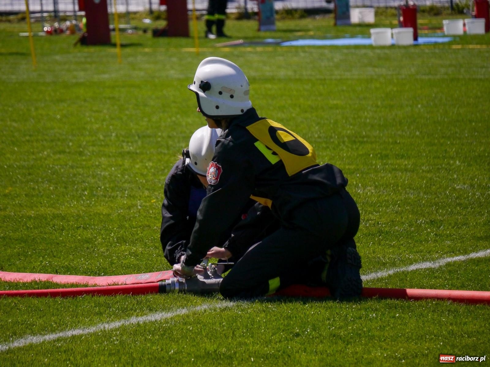 Zdjęcie w galerii na portalu naszraciborz.pl: Powiatowe zawody sportowo-pożarnicze na bis wiadomości z regionu