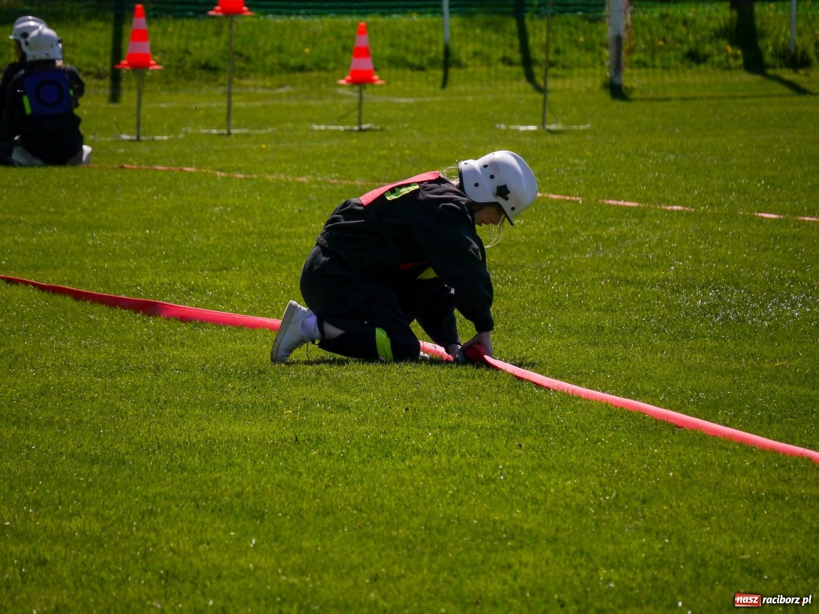 Zdjęcie w galerii na portalu naszraciborz.pl: Powiatowe zawody sportowo-pożarnicze na bis wiadomości z regionu