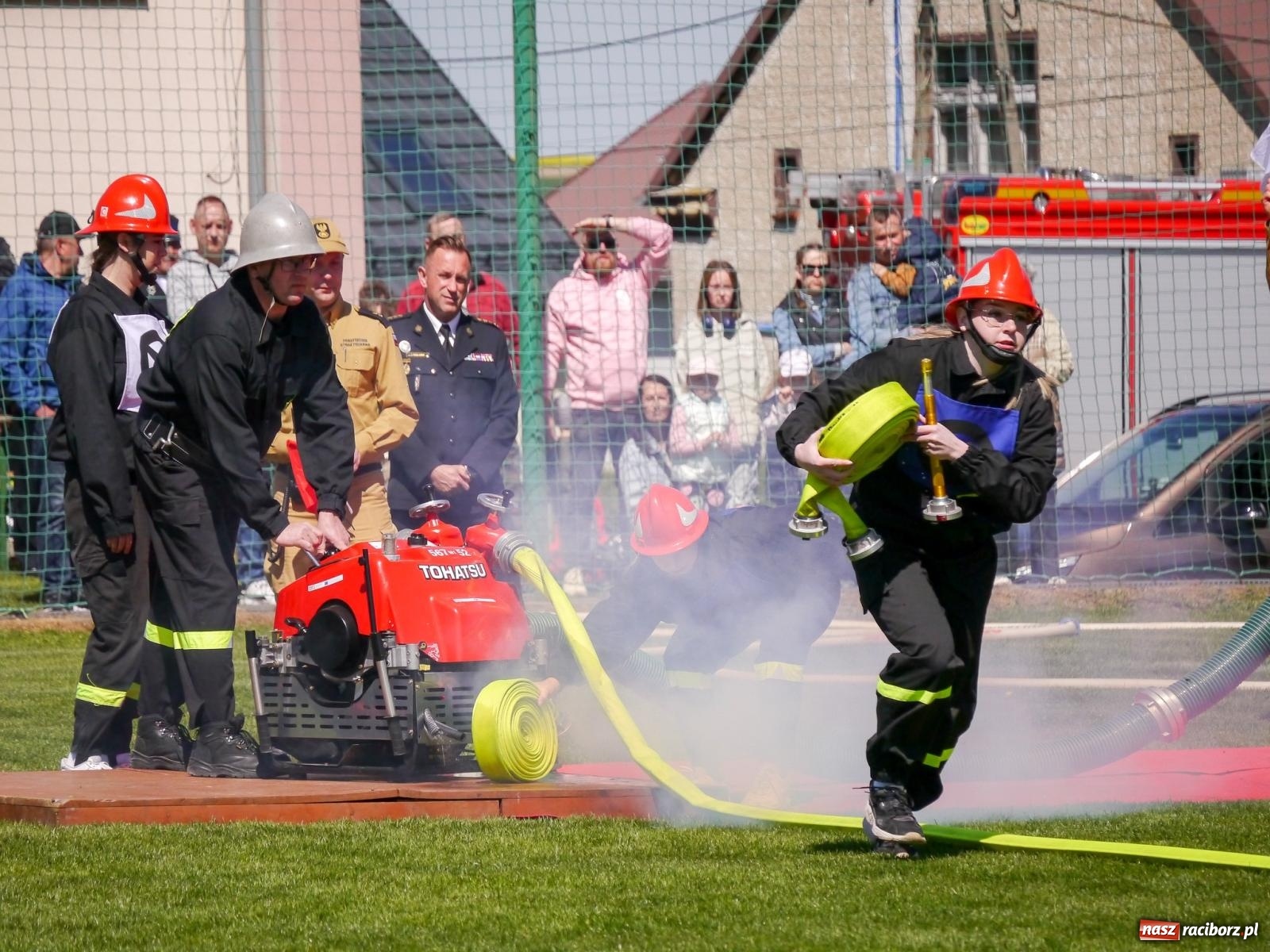 Zdjęcie w galerii na portalu naszraciborz.pl: Powiatowe zawody sportowo-pożarnicze na bis wiadomości z regionu