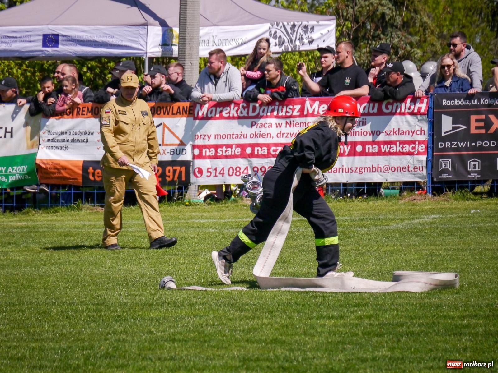 Zdjęcie w galerii na portalu naszraciborz.pl: Powiatowe zawody sportowo-pożarnicze na bis wiadomości z regionu
