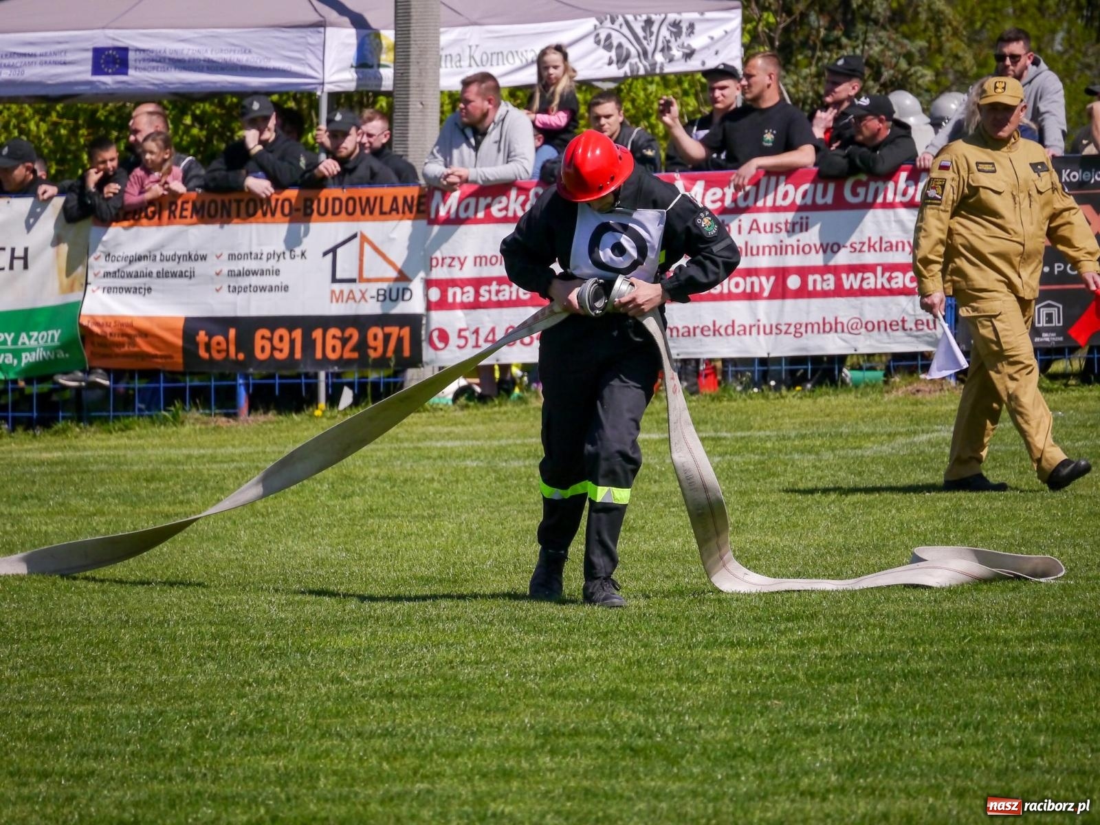 Zdjęcie w galerii na portalu naszraciborz.pl: Powiatowe zawody sportowo-pożarnicze na bis wiadomości z regionu