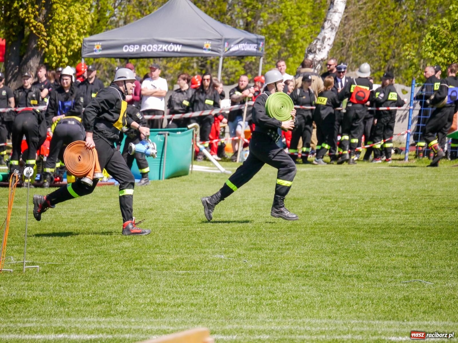Zdjęcie w galerii na portalu naszraciborz.pl: Powiatowe zawody sportowo-pożarnicze na bis wiadomości z regionu