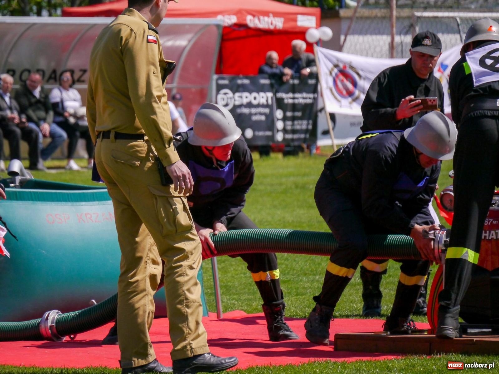 Zdjęcie w galerii na portalu naszraciborz.pl: Powiatowe zawody sportowo-pożarnicze na bis wiadomości z regionu