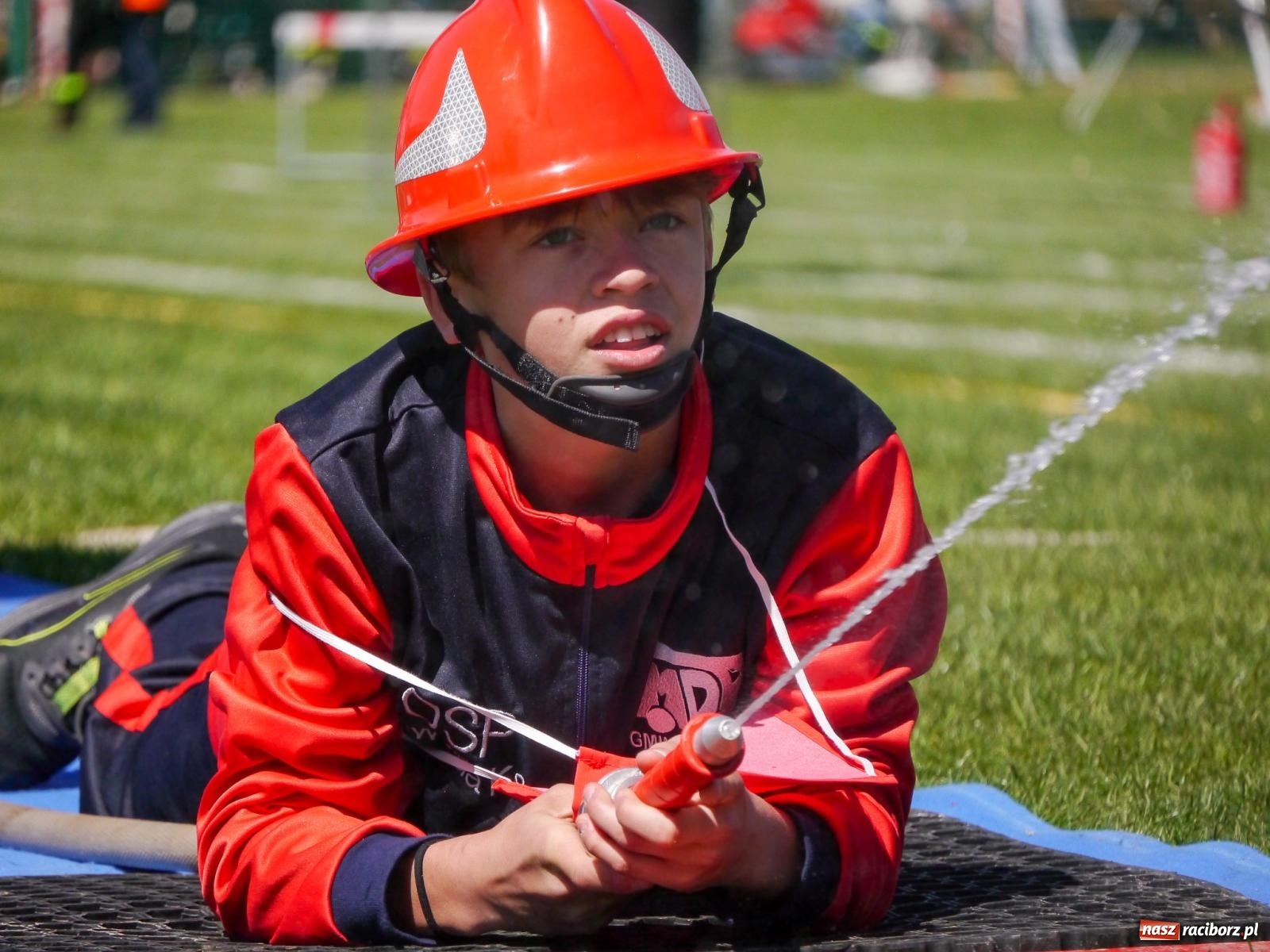 Zdjęcie w galerii na portalu naszraciborz.pl: Powiatowe zawody sportowo-pożarnicze na bis wiadomości z regionu