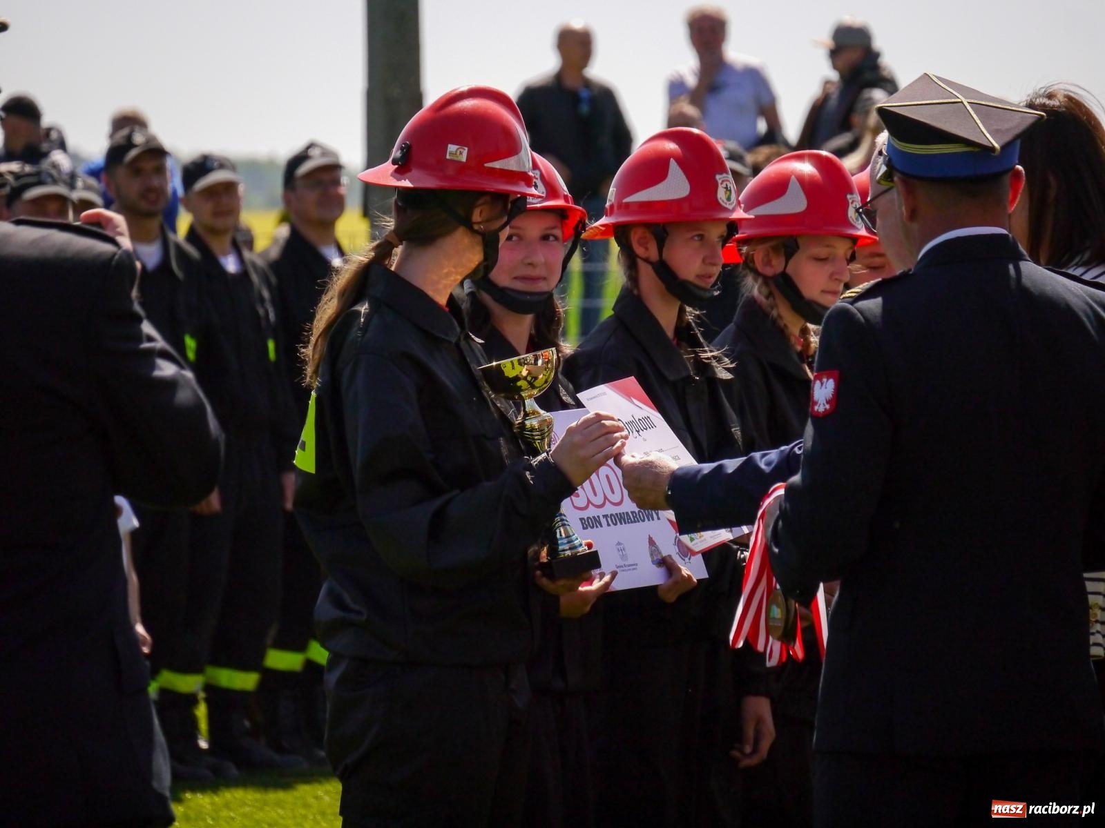 Zdjęcie w galerii na portalu naszraciborz.pl: Powiatowe zawody sportowo-pożarnicze na bis wiadomości z regionu
