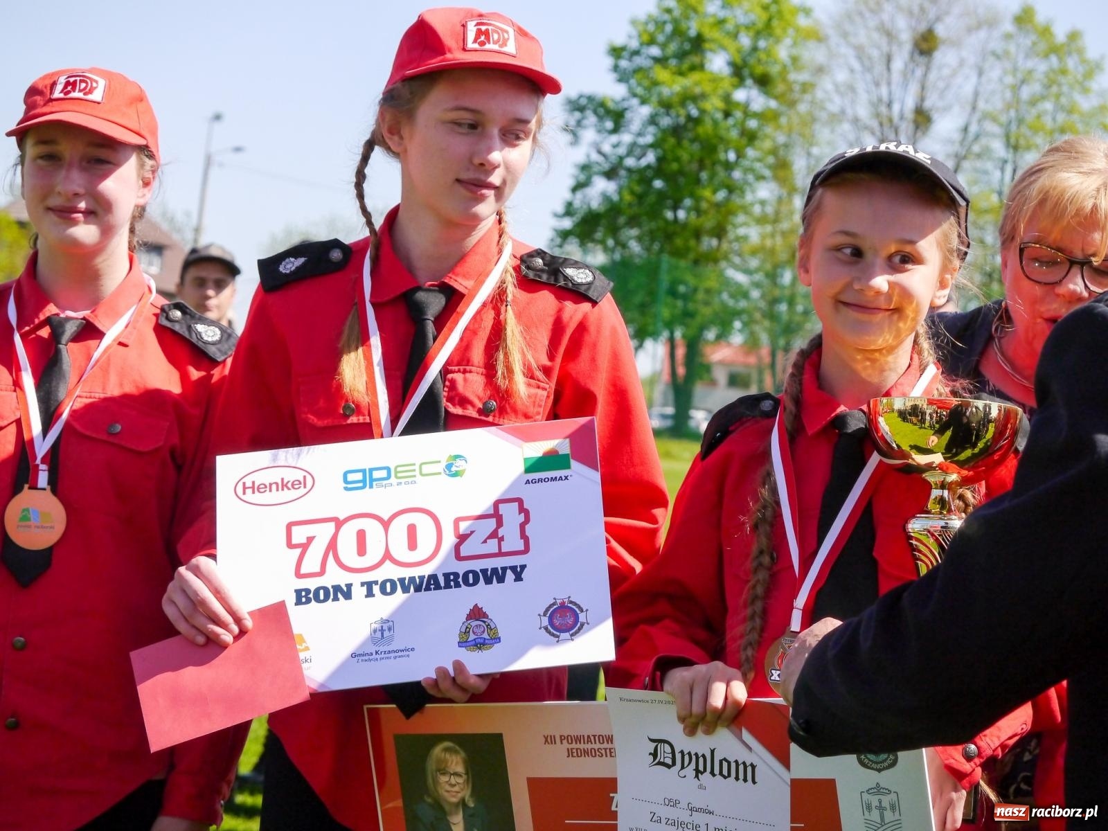 Zdjęcie w galerii na portalu naszraciborz.pl: Powiatowe zawody sportowo-pożarnicze na bis wiadomości z regionu