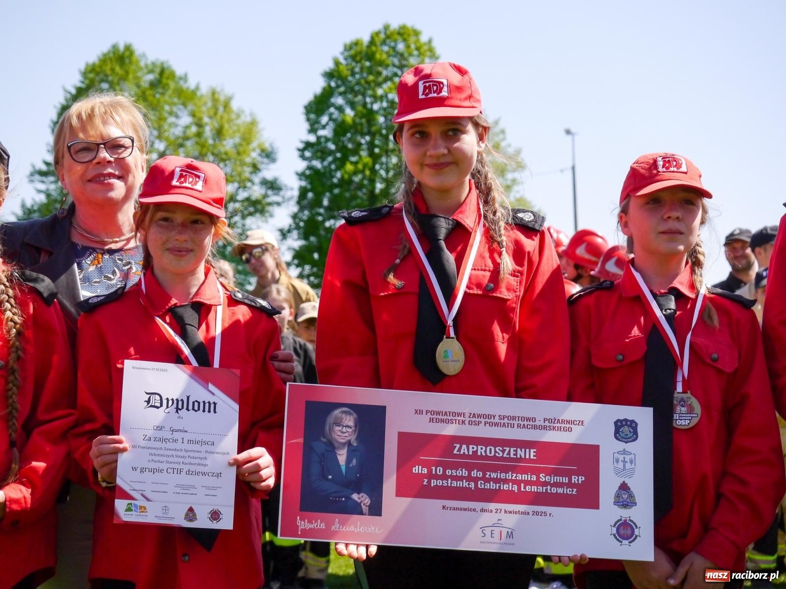 Zdjęcie w galerii na portalu naszraciborz.pl: Powiatowe zawody sportowo-pożarnicze na bis wiadomości z regionu