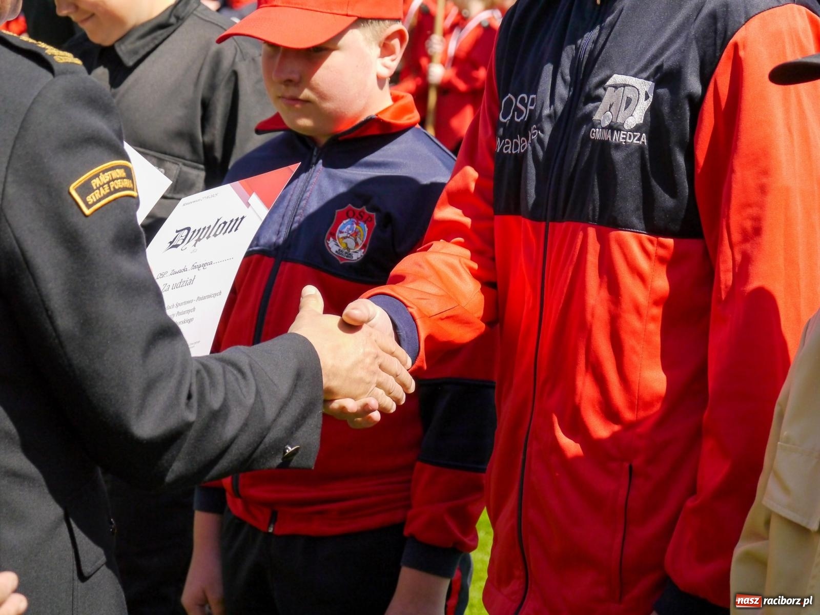 Zdjęcie w galerii na portalu naszraciborz.pl: Powiatowe zawody sportowo-pożarnicze na bis wiadomości z regionu