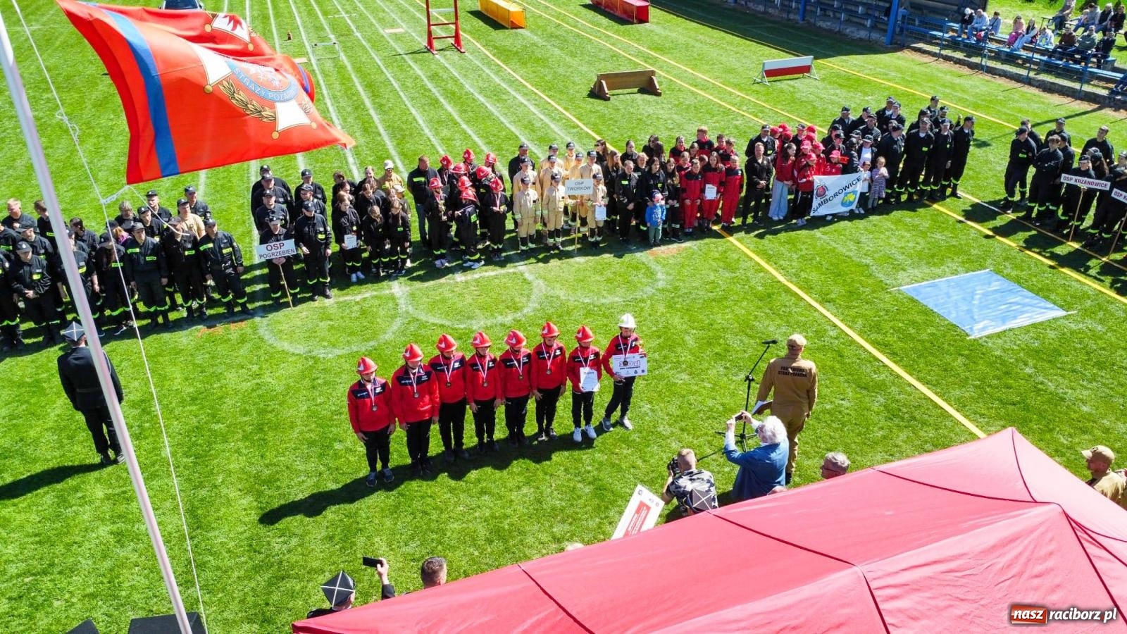 Zdjęcie w galerii na portalu naszraciborz.pl: Powiatowe zawody sportowo-pożarnicze na bis wiadomości z regionu