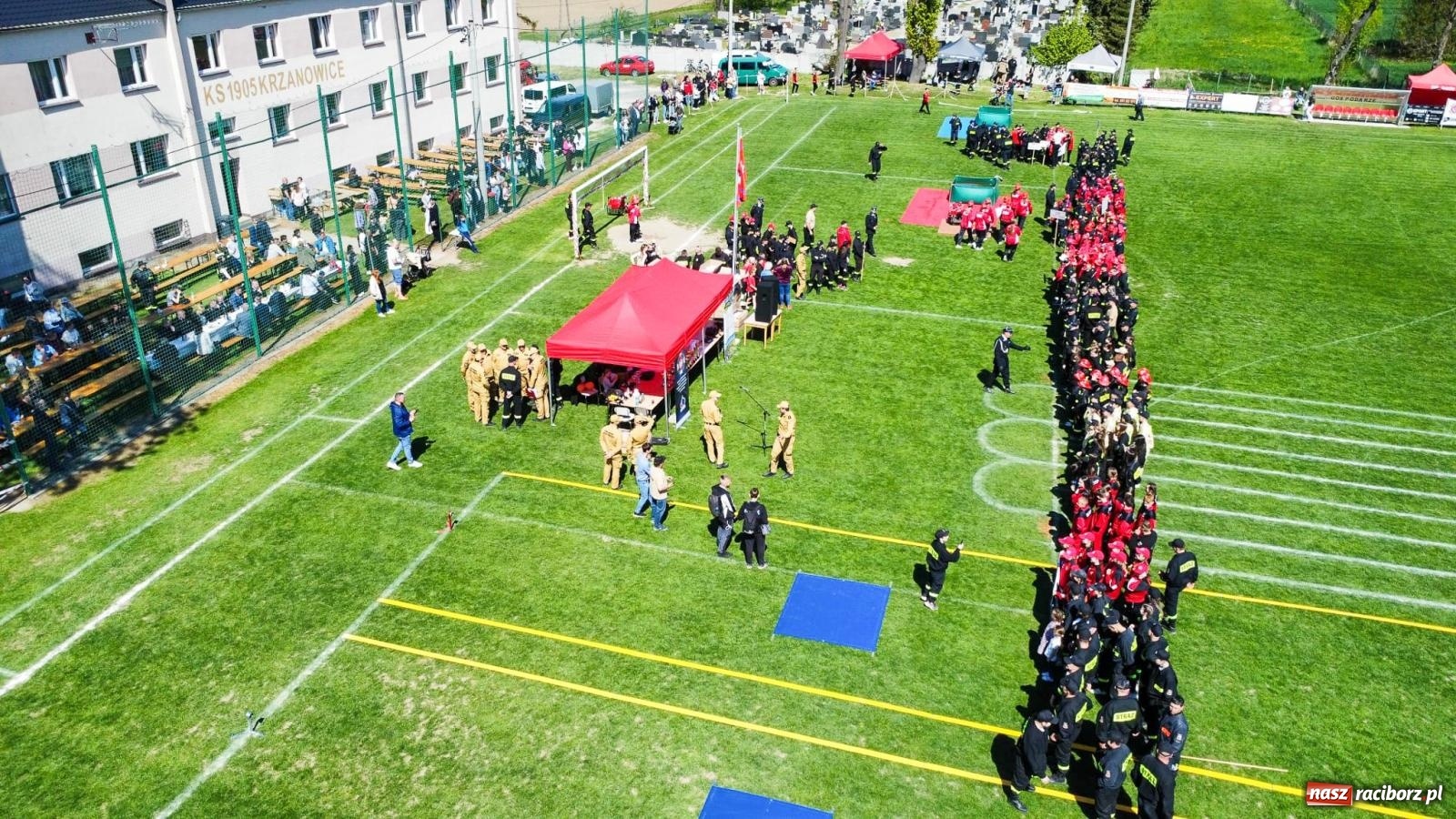 Zdjęcie w galerii na portalu naszraciborz.pl: Powiatowe zawody sportowo-pożarnicze na bis wiadomości z regionu