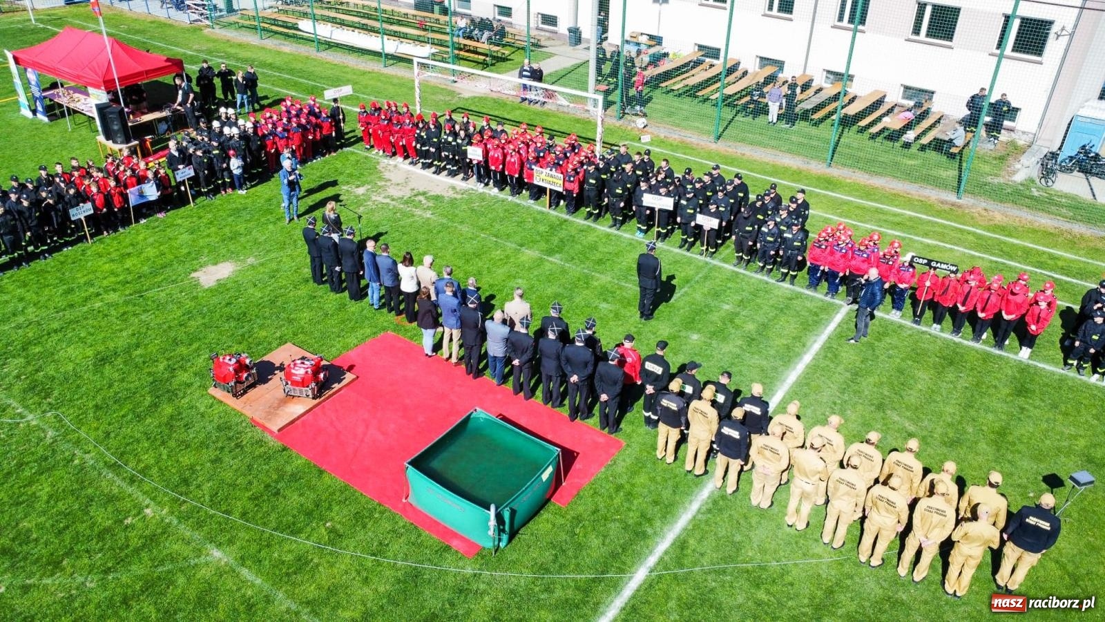 Zdjęcie w galerii na portalu naszraciborz.pl: Powiatowe zawody sportowo-pożarnicze na bis wiadomości z regionu