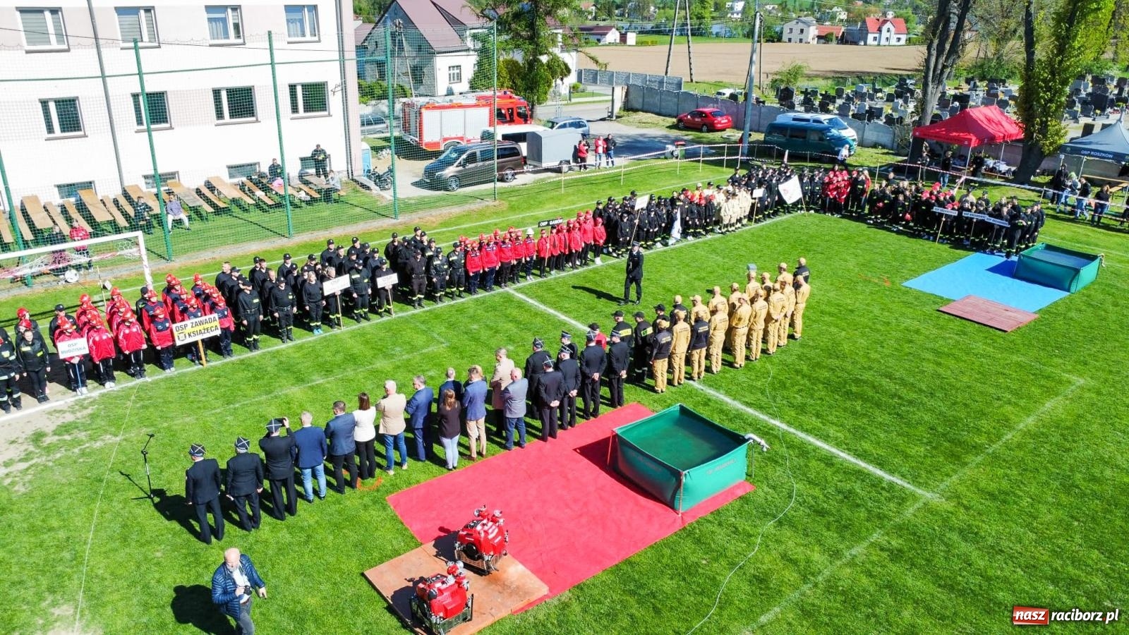 Zdjęcie w galerii na portalu naszraciborz.pl: Powiatowe zawody sportowo-pożarnicze na bis wiadomości z regionu