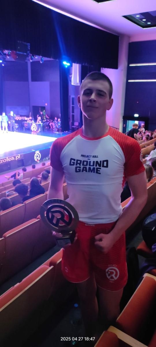 Zdjęcie w galerii na portalu naszraciborz.pl: Jakub Banach zwycięża na gali Project Roll Jiu-jitsu wiadomości z regionu