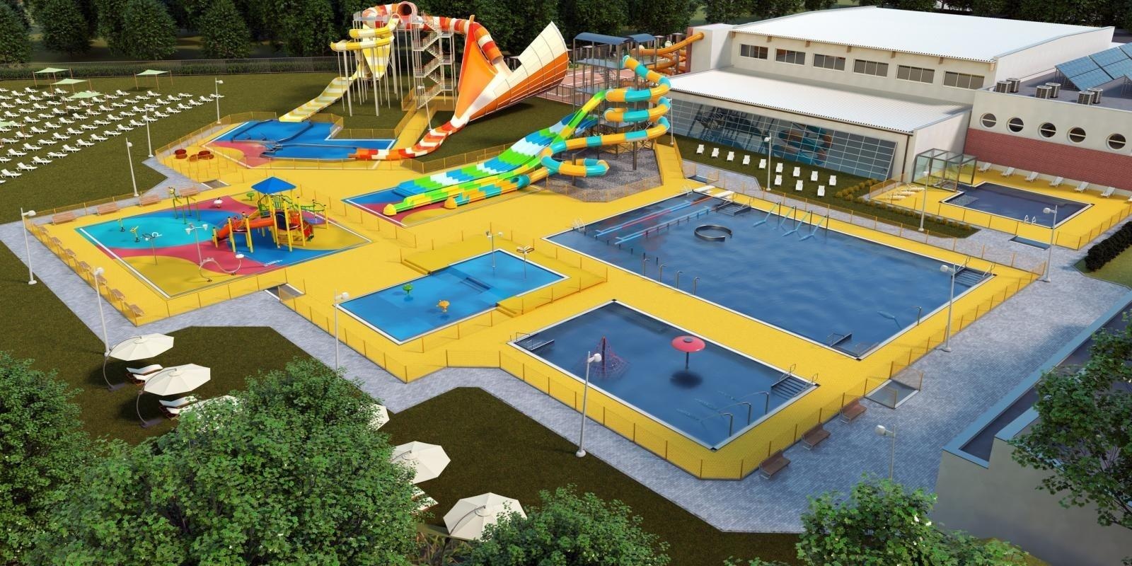 Zdjęcie w galerii na portalu naszraciborz.pl: Trwają budowy basenów i lodowiska [FOTO] wiadomości z regionu