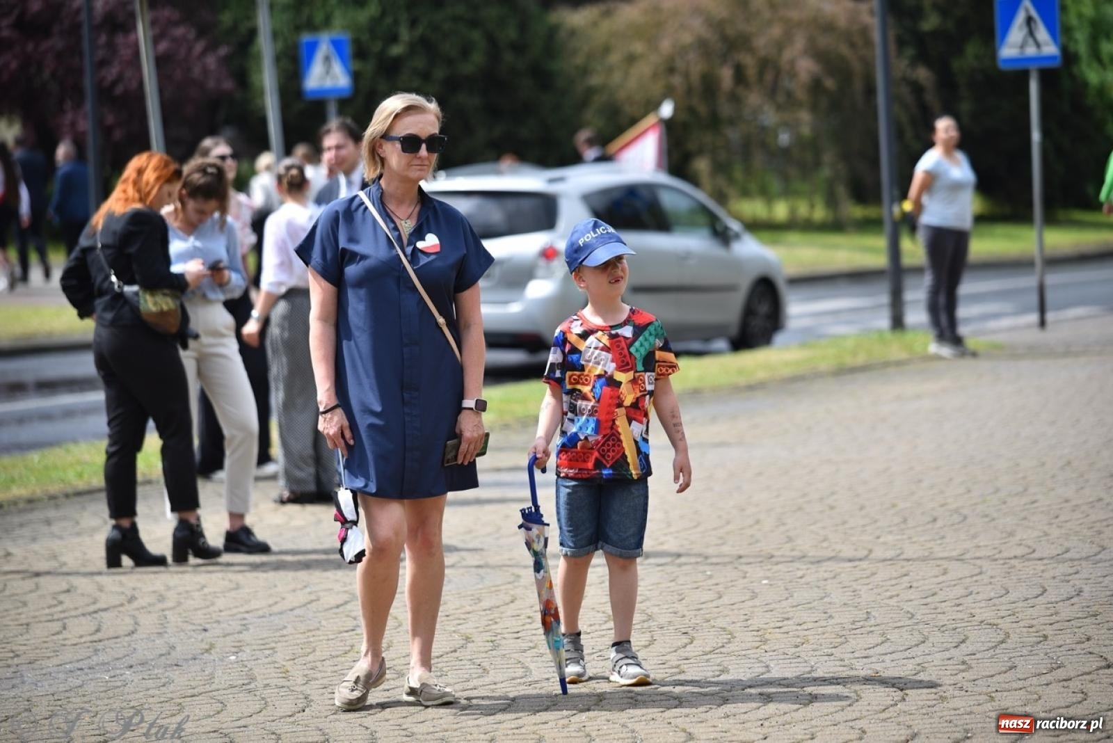 Zdjęcie w galerii na portalu naszraciborz.pl: Obchody Trzeciego Maja w Raciborzu w strugach deszczu [FOTO i WIDEO] wiadomości z regionu