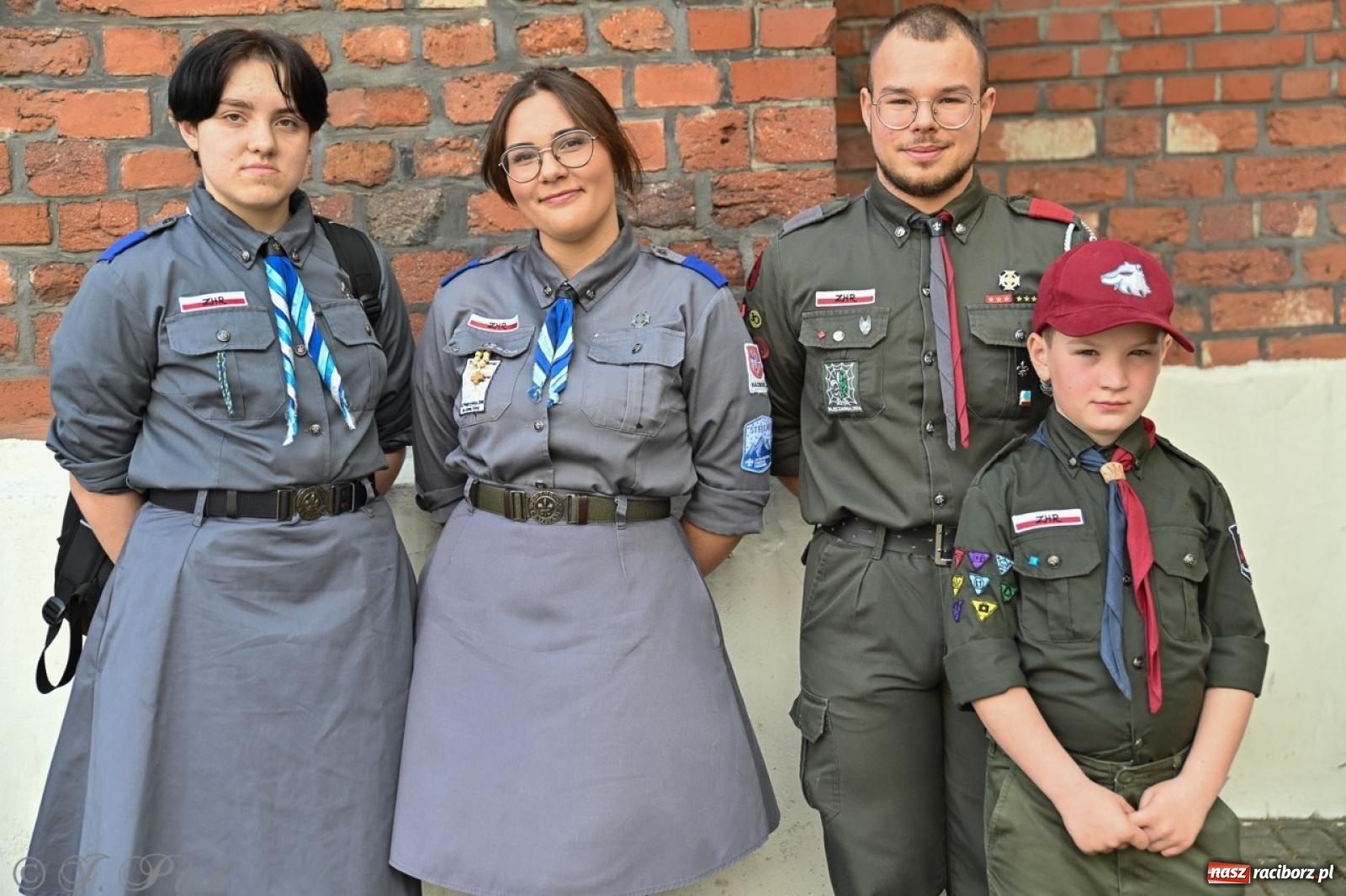 Zdjęcie w galerii na portalu naszraciborz.pl: Obchody Trzeciego Maja w Raciborzu w strugach deszczu [FOTO i WIDEO] wiadomości z regionu