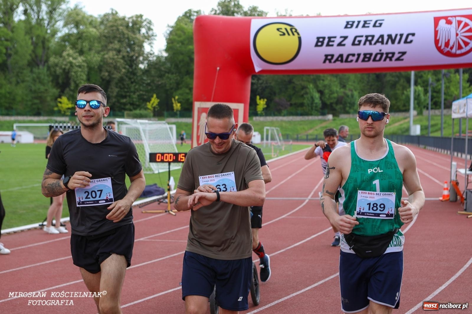 Zdjęcie w galerii na portalu naszraciborz.pl: Mateusz Mrówka najszybszy w XVII Biegu bez Granic wiadomości z regionu
