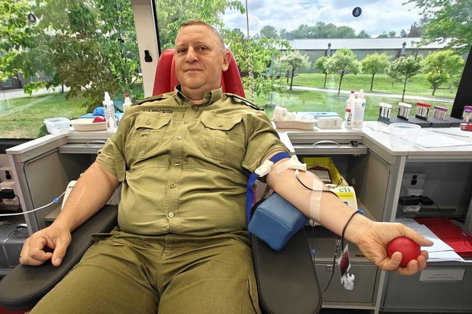 Zdjęcie w galerii na portalu naszraciborz.pl: Pierwsza w tym roku zbiórka krwi w Śląskim Oddziale SG wiadomości z regionu