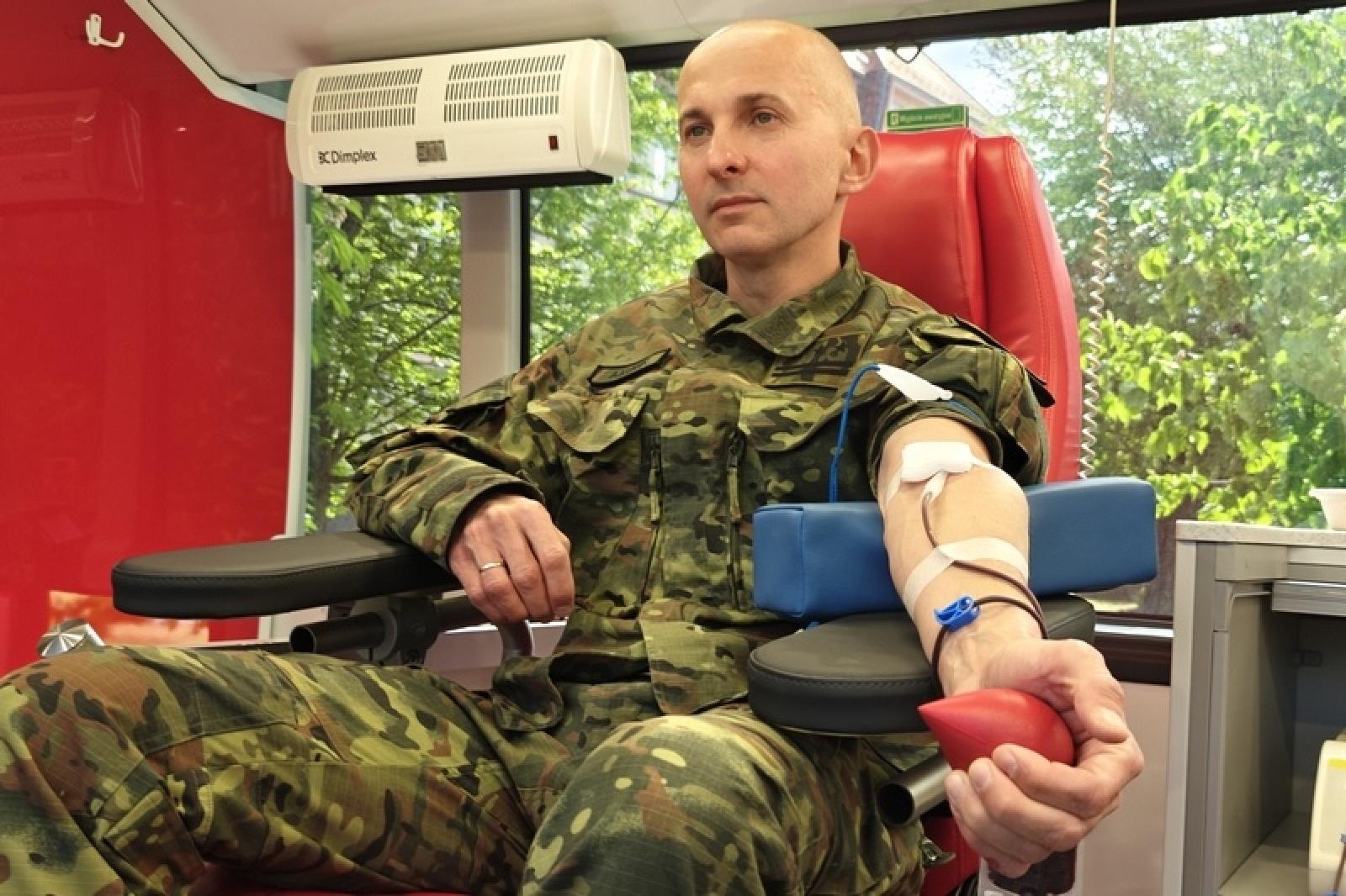 Zdjęcie w galerii na portalu naszraciborz.pl: Pierwsza w tym roku zbiórka krwi w Śląskim Oddziale SG wiadomości z regionu