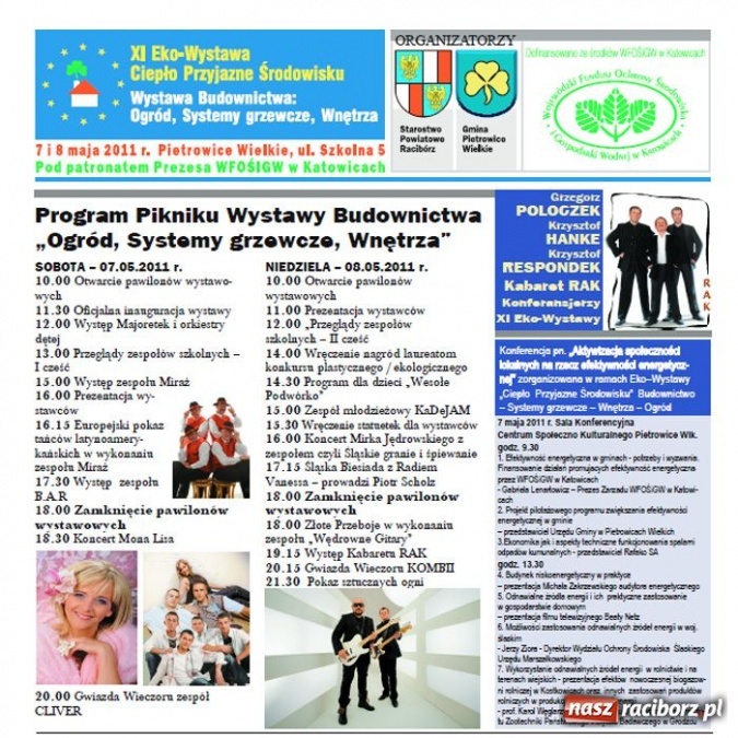 Zdjęcie w galerii na portalu naszraciborz.pl: Program XI pietrowickiej Eko-wystawy wiadomości z regionu