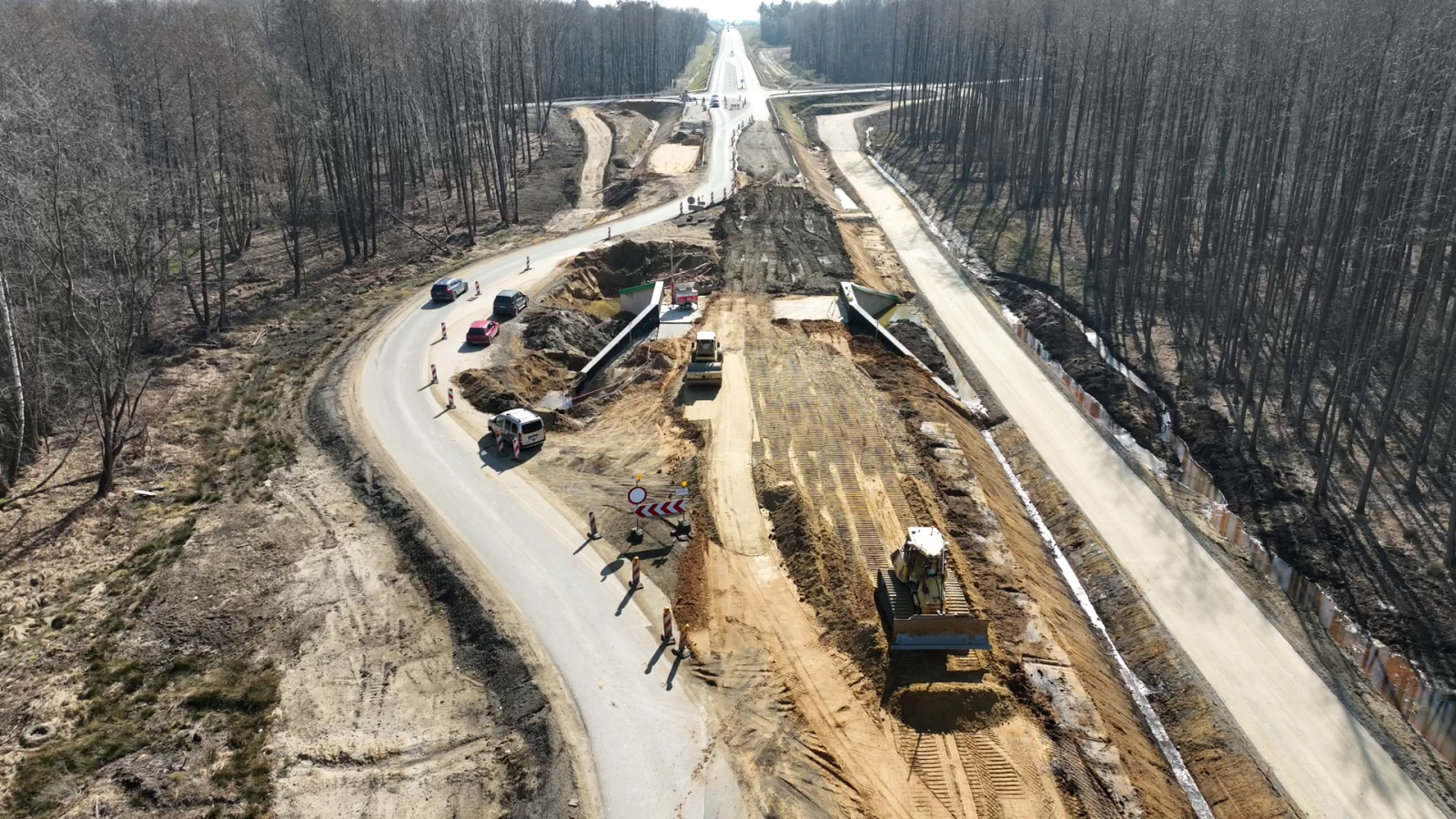 Zdjęcie w galerii na portalu naszraciborz.pl: Ruszają roboty na DK 45. Utrudniony dojazd z Raciborza do Opola wiadomości z regionu