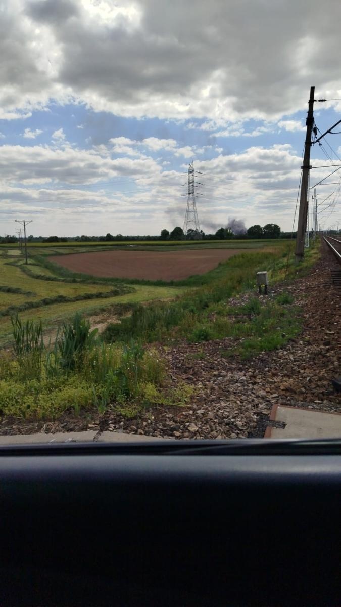 Zdjęcie w galerii na portalu naszraciborz.pl: Kłęby dymu nad Płonią. Strażacka akcja w Tokai Cobex wiadomości z regionu